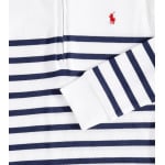 Полосатая толстовка из хлопкового джерси Polo Ralph Lauren, белый - фото 3