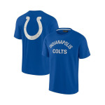 Мужская и женская супермягкая футболка Royal Indianapolis Colts с короткими рукавами Fanatics Signature, синий - фото 4