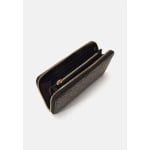 Кошелек LARGE MONOGRAM WALLET Emporio Armani, черный - фото