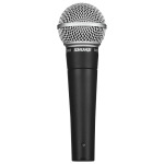 Динамический вокальный микрофон Shure SM58 Handheld Cardioid Dynamic Microphone - фото