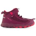 Походная обувь Trollkids Tronfjell Hiker Mid, цвет Plum/Fireberry - фото