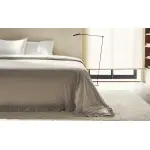 Пододеяльник с рюшами Zara Home, серый - фото