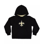 Черный пуловер с капюшоном и логотипом New Orleans Saints Fan Gear для мальчиков и девочек для малышей Outerstuff, черный - фото