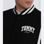 Куртка-Бомбер оверсайз Tjm Letterman Tommy Hilfiger, черный - фото 4