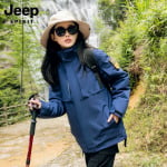 Ветровка Куртка Унисекс Jeep Spirit, цвет Polar Night Black (Cotton Lining) - фото 15