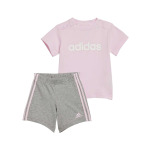 Спортивный костюм Adidas Sportswear Essentials Lineage Organic Cotton, розовый - фото