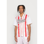 Рубашка VARSITY BLOCK STRIPE BASEBALL UNISEX Karl Kani, красная - фото 2