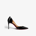 Корты Iriza 85 из лакированной кожи Christian Louboutin, черный - фото