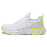 Кроссовки EMPORIO ARMANI EA7 Lifestyle Shoes Unisex Low-top Fluorescent Yellow, белый/желтый - фото