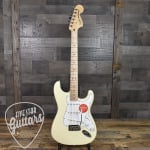 Электрогитара Squier Affinity Stratocaster, Maple Fingerboard, White Pickguard, Olympic White - фото 2