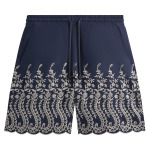 Шорты Kith Floral Eyelet Lewis Short, синий - фото