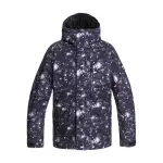 Куртка для сноуборда Quiksilver "Mission Printed", цвет True Black Woolflakes - фото