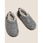 Тапочки на флисовой подкладке с Freshfeet Marks & Spencer, черный микс - фото 4