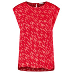 Блуза Gerry Weber ohne Arm, цвет red/rouge houndstooth small - фото 2