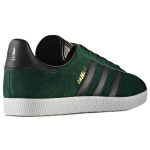 Кроссовки Adidas Originals Gazelle Skateboarding Unisex, темно-зеленый/черный - фото 2