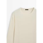 Джемпер CREW NECK Massimo Dutti, бежевый - фото 3