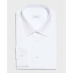 Однотонная классическая рубашка Wardrobe Essential, белая Brioni, цвет White - фото