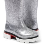 Резиновые сапоги Toy Pluie из ПВХ Christian Louboutin, серебряный - фото 4