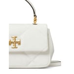 Tory Burch стеганая сумка-тоут Kira, белый - фото 4