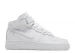 Nike air force one sales triple white