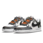 Кроссовки Nike Court Vision 1 Skateboarding Shoes Men Low-top Grey/white, серый/белый - фото 3