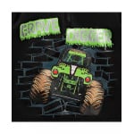 Толстовка с капюшоном на молнии Grave Digger для малышей и малышей Monster Jam, черный - фото 5