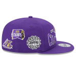 Кепка NBA LOS ANGELES LAKERS CHAMPIONS PATCH 9FIFTY SNAPBACK CAP New Era, цвет Lila - фото 4