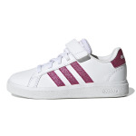 GRAND COURT Kids Скейтбординг Кроссовки Детские низкие белые/розово-красные Adidas Neo - фото