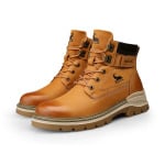 Мужские ботинки Cahhrrn X Martin Boot Men Beige Beck - фото 5