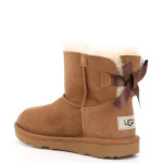 Водонепроницаемые ботинки UGG Mini Bailey Bow II для девочек (для малышей), коричневый - фото 3