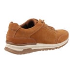 Мужские кожаные кроссовки Joseph с кружевом Hush Puppies, коричневый - фото 4