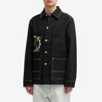 Джинсовая куртка Kenzo Varsity Denim Workwear, цвет Rinse Black Denim - фото 2