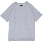 Толстовка Joe'S Jeans Short Sleeve Raglan Raw Edge Sweatshirt, серый - фото