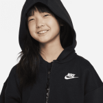 Худи Nike Sportswear Club Fleece, черный/белый - фото 3