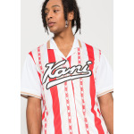 Рубашка VARSITY BLOCK STRIPE BASEBALL UNISEX Karl Kani, красная - фото 5