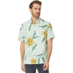 Рубашка Quiksilver Waterman Perfect Bloom Button-Up, цвет Subtle Green Perfect Bloom - фото