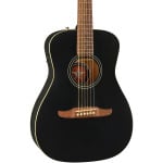 Акустически-электрическая гитара Fender Joe Strummer Campfire Matte Black - фото