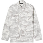 Рубашка Balenciaga Camo Cargo Shirt, цвет Light Grey - фото