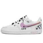 Кроссовки Nike Court Vision 1 Skateboarding Shoes Men Low-top White/pink, слоновая кость - фото