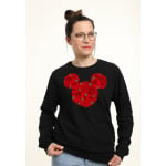 Толстовка MICKEY CLASSIC MICKEY MOUSE ROSES Disney, черный - фото 3