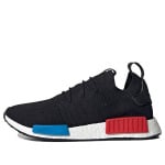 Кроссовки оригинальные nmd_r1 primeknit og красные Adidas, черный - фото