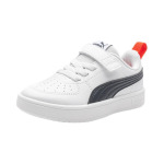 Кроссовки для скейтбординга Rickie Kids PS Low-top, белые/твидовые, синие Puma, синий - фото