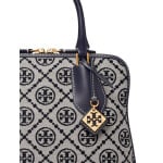 Tory Burch сумка-тоут T Monogram размера мини, синий - фото 6