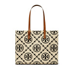 Tory Burch сумка-тоут с тиснением T Monogram, черный - фото 3