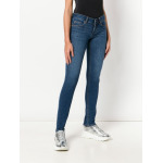 LIU JO faded slim fit jeans, синий - фото 3