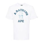 A Bathing Ape футболка с логотипом, белый - фото