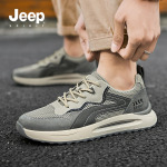 Кроссовки JEEP SPIRIT Lifestyle Shoes Men Low-top, цвет High-end feel - Deep Space Gray [Genuine Leather Mesh] - фото 64