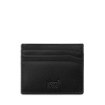 Кожаный футляр для визиток Meisterstuck Pocket объемом 6 куб.см. Montblanc, цвет Black - фото 4