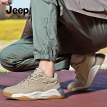 Кроссовки JEEP SPIRIT Lifestyle Shoes Men Low-top Sandstone, цвет Advanced Look - Rock Sand Color [Genuine Leather] - фото 6