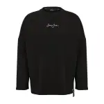 Свитер Sean John с круглым вырезом " Sean John Men's JM231-001-02 SJ Script Logo Loose Fit Crew", черный - фото